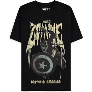 Captain America Zombified Tričko černá - Merchstore.cz