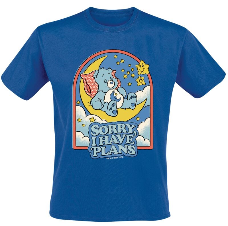Care Bears Sorry I Have Plans Tričko modrá - Merchstore.cz Care Bears Sorry I Have Plans Tričko modrá - Merchstore.cz