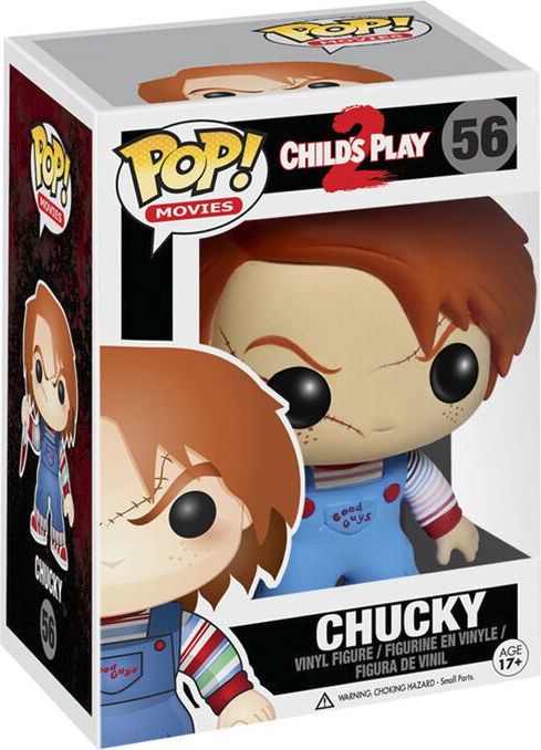 Chucky - Child's Play Vinylová figurka č.56 Funko Pop! - Chucky Sberatelská postava standard - Merchstore.cz Chucky - Child's Play Vinylová figurka č.56 Funko Pop! - Chucky Sberatelská postava standard - Merchstore.cz