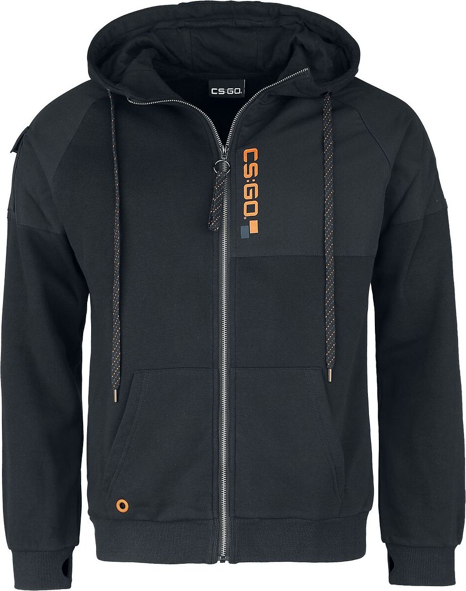 Counter-Strike Global Offensive - CS:GO Mikina s kapucí na zip černá - Merchstore.cz