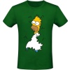 Die Simpsons Homer Tričko zelená - Merchstore.cz