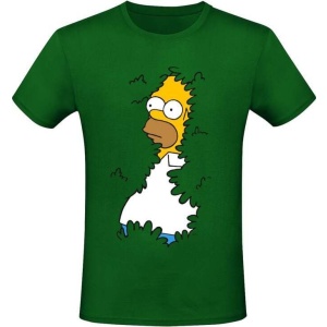 Die Simpsons Homer Tričko zelená - Merchstore.cz