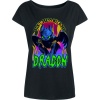 Drachenzähmen leicht gemacht Dragon Dámské tričko černá - Merchstore.cz