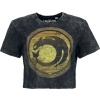 Drachenzähmen leicht gemacht Dragons - Circle Gold Dámské tričko černá - Merchstore.cz