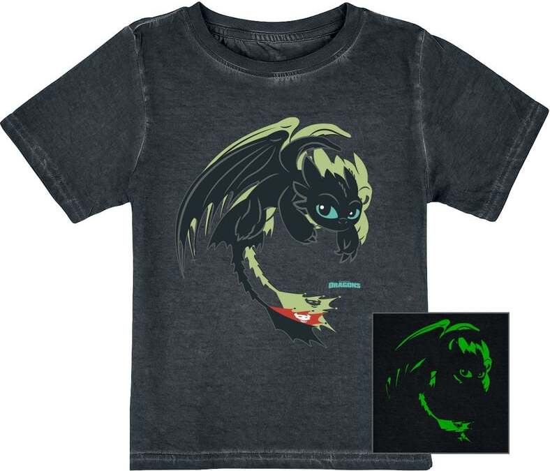 Drachenzähmen leicht gemacht Kids - Toothless - svítí v tmě detské tricko vícebarevný - Merchstore.cz Drachenzähmen leicht gemacht Kids - Toothless - svítí v tmě detské tricko vícebarevný - Merchstore.cz