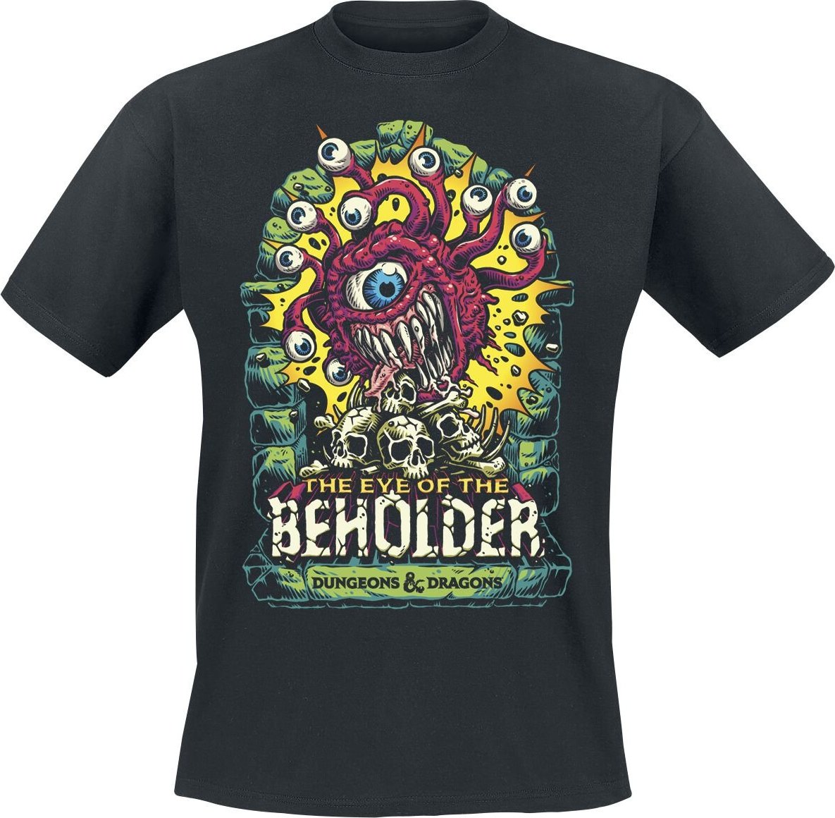 Dungeons and Dragons Beholder Tričko černá - Merchstore.cz Dungeons and Dragons Beholder Tričko černá - Merchstore.cz