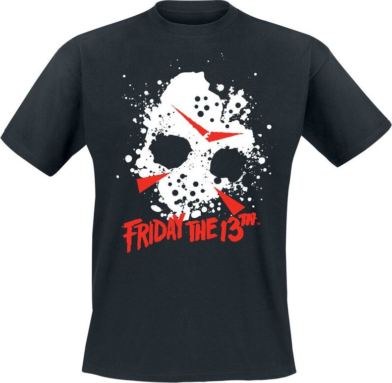 Friday The 13th Friday 13th Jason Splat Tričko černá - Merchstore.cz