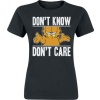 Garfield Don`t Know - Don`t Care Dámské tričko černá - Merchstore.cz