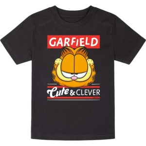 Garfield Metal-Kids - Cute & Clever detské tricko černá - Merchstore.cz