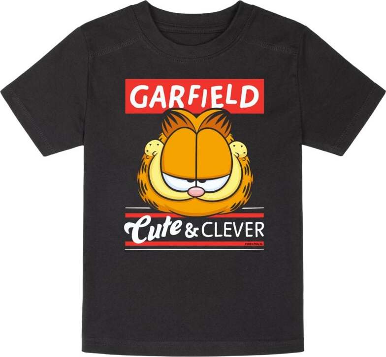 Garfield Metal-Kids - Cute & Clever detské tricko černá - Merchstore.cz