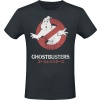 Ghostbusters Japanese Text Logo Tričko šedá - Merchstore.cz