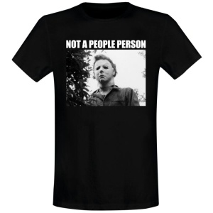 Halloween Michael Myers - Not A People Person Tričko černá - Merchstore.cz