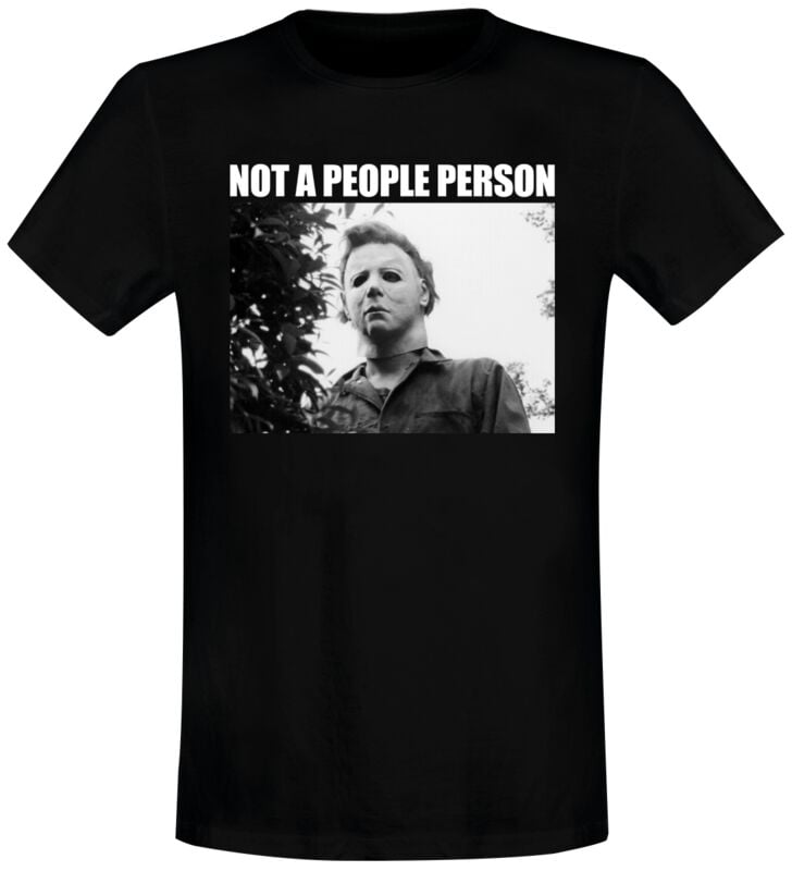 Halloween Michael Myers - Not A People Person Tričko černá - Merchstore.cz