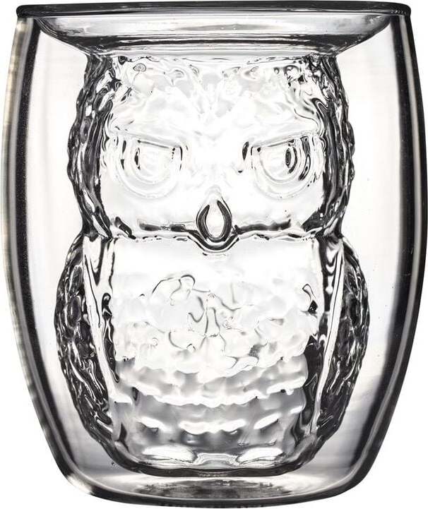 Harry Potter 3D sklenice Hedwig sklenicka transparentní - Merchstore.cz