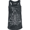Harry Potter Deathly Hallows Dámský top černá - Merchstore.cz