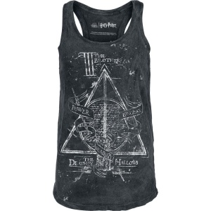 Harry Potter Deathly Hallows Dámský top černá - Merchstore.cz