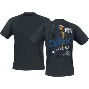 Harry Potter Harry Potter Dobby Is A Free Elf Tričko černá - Merchstore.cz