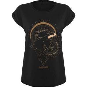 Harry Potter Hufflepuff Dámské tričko černá - Merchstore.cz