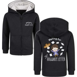 Harry Potter Metal-Kids - Waiting detská mikina s kapucí na zip černá - Merchstore.cz