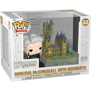 Harry Potter Vinylová figurka č. 33 Minerva McGonagall with Hogwarts (Pop! Town) Sberatelská postava standard - Merchstore.cz