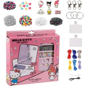 Hello Kitty DIY sada s přívěsky Hello Kitty and Friends Přívěsek vícebarevný - Merchstore.cz
