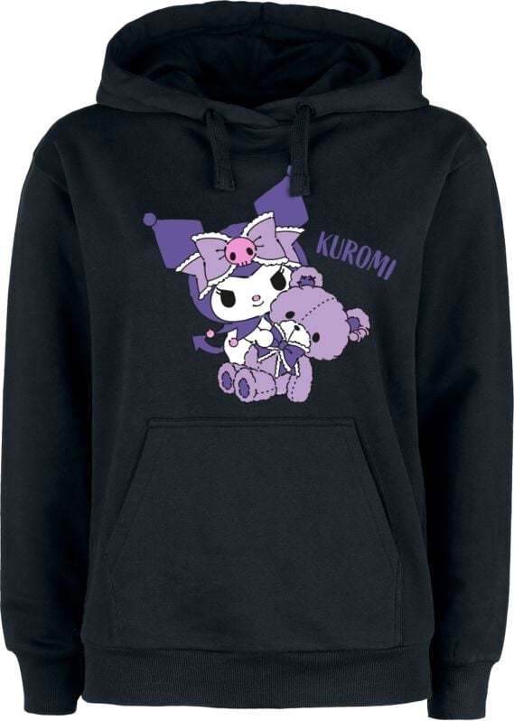 Hello Kitty Hello Kitty and Friends - Kuromi Dámská mikina s kapucí černá - Merchstore.cz Hello Kitty Hello Kitty and Friends - Kuromi Dámská mikina s kapucí černá - Merchstore.cz
