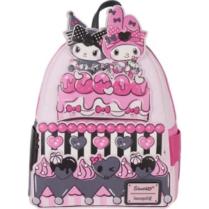 Hello Kitty Loungefly - My Melody & Kuromi Batoh vícebarevný