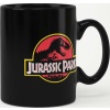 Jurassic Park Logo Hrnek černá - Merchstore.cz