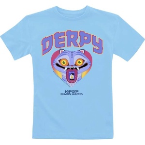 KPop Demon Hunters Derpy detské tricko světle modrá - Merchstore.cz