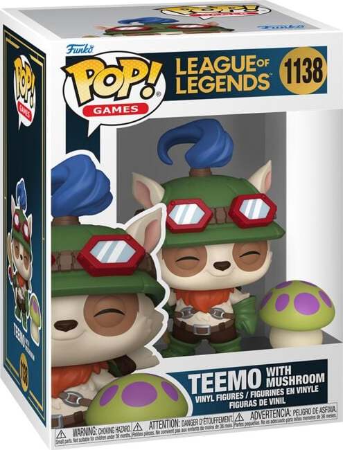 League Of Legends Vinylová figurka č.1138 Teemo with Mushroom Sberatelská postava standard - Merchstore.cz League Of Legends Vinylová figurka č.1138 Teemo with Mushroom Sberatelská postava standard - Merchstore.cz