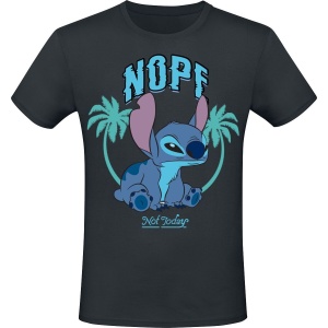 Lilo & Stitch Nope Not Today Tričko černá - Merchstore.cz
