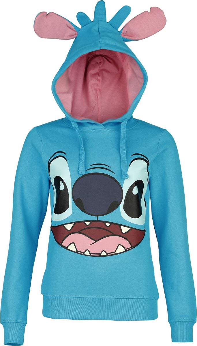 Lilo & Stitch Stitch Dámská mikina s kapucí modrá - Merchstore.cz Lilo & Stitch Stitch Dámská mikina s kapucí modrá - Merchstore.cz