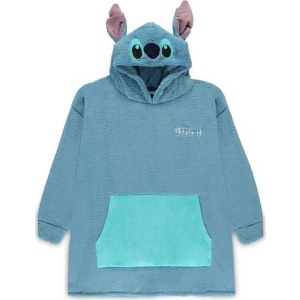 Lilo & Stitch Stitch - Lounge Hoodie Mikina s kapucí modrá - Merchstore.cz
