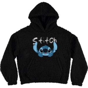 Lilo & Stitch Stitch - Teddy Hoodie Dámská mikina s kapucí černá - Merchstore.cz