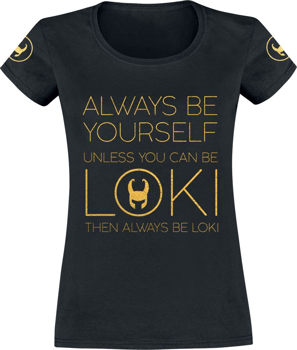 Loki Always Be Yourself Dámské tričko černá - Merchstore.cz