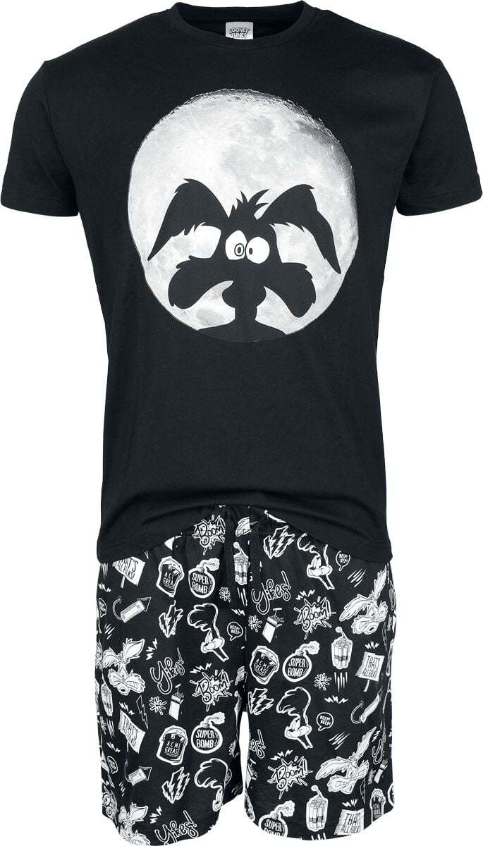 Looney Tunes Coyote Moonlight pyžama vícebarevný - Merchstore.cz Looney Tunes Coyote Moonlight pyžama vícebarevný - Merchstore.cz