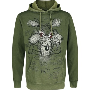 Looney Tunes Wile E. Coyote - Genius Mikina s kapucí zelená