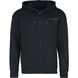 Looney Tunes Wile E. Coyote - Moonlight Mikina s kapucí na zip černá - Merchstore.cz