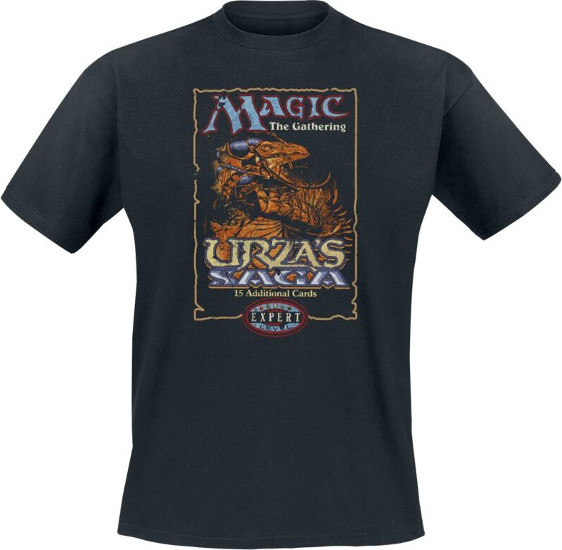 Magic The Gathering Dragon Tričko černá - Merchstore.cz