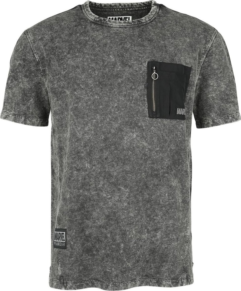 Marvel Logo Tričko tmavě šedá - Merchstore.cz Marvel Logo Tričko tmavě šedá - Merchstore.cz