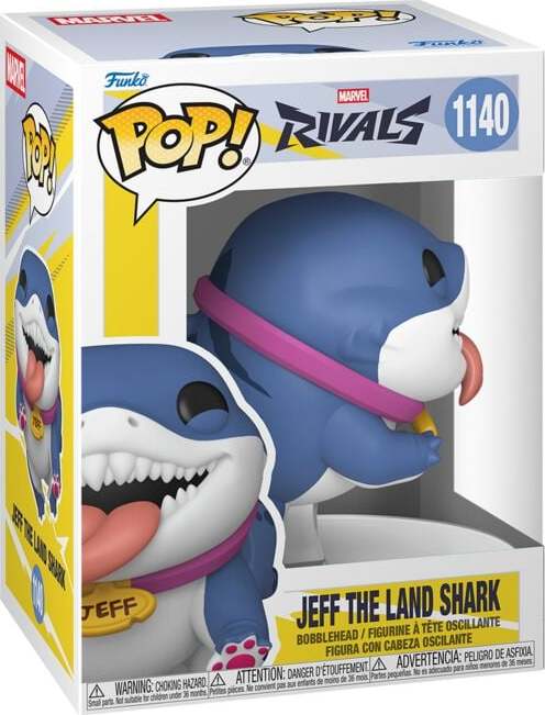 Marvel Vinylová figurka č.1140 Marvel Rivals - Jeff the Land Shark Sberatelská postava standard - Merchstore.cz