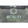 Metality Heckscheibenaufkleber