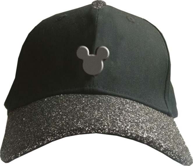 Mickey & Minnie Mouse Glitter Mickey Logo Baseballová kšiltovka černá - Merchstore.cz Mickey & Minnie Mouse Glitter Mickey Logo Baseballová kšiltovka černá - Merchstore.cz
