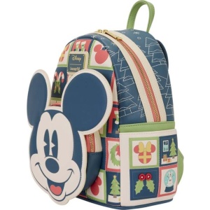 Mickey & Minnie Mouse Loungefly - Mickey & Minnie Holiday Batoh vícebarevný