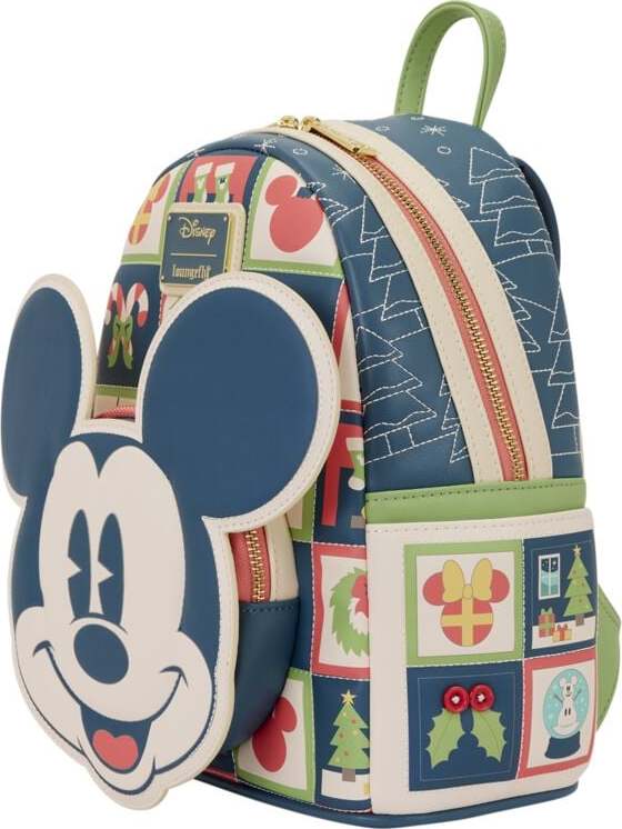 Mickey & Minnie Mouse Loungefly - Mickey & Minnie Holiday Batoh vícebarevný - Merchstore.cz