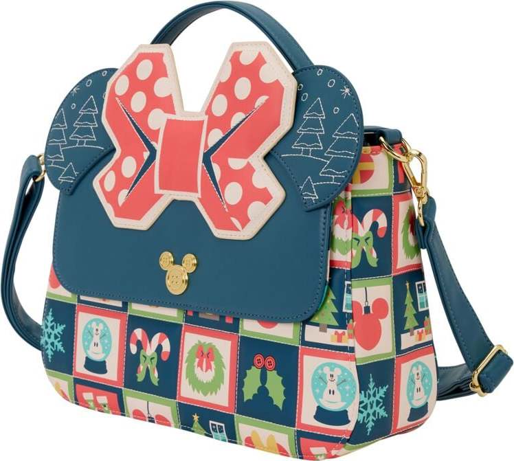 Mickey & Minnie Mouse Loungefly - Micky & Minnie Holiday Kabelka vícebarevný - Merchstore.cz