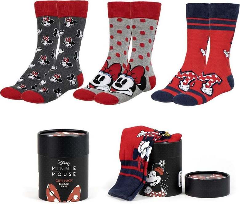 Mickey & Minnie Mouse Minni Maus Ponožky vícebarevný - Merchstore.cz