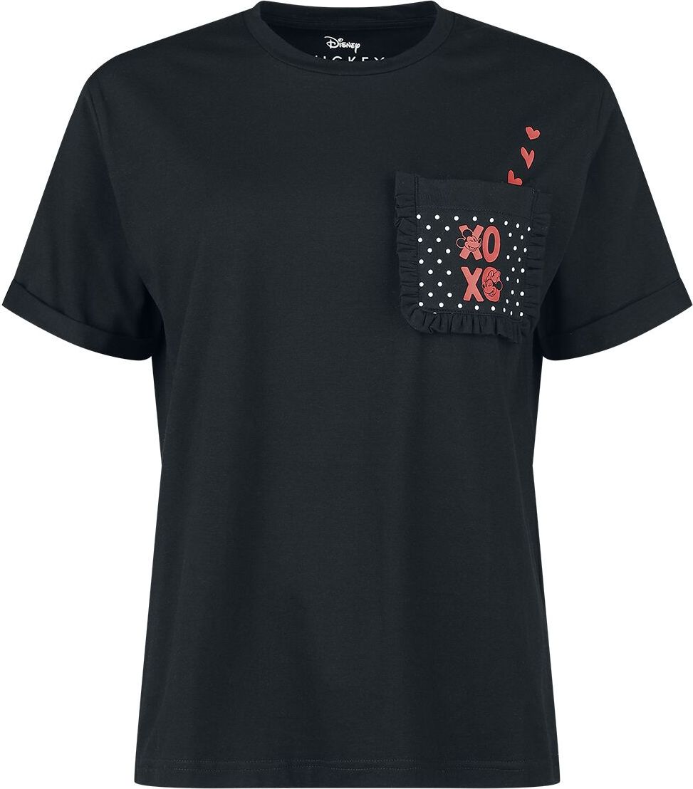 Mickey & Minnie Mouse XOXO Dámské tričko černá - Merchstore.cz Mickey & Minnie Mouse XOXO Dámské tričko černá - Merchstore.cz