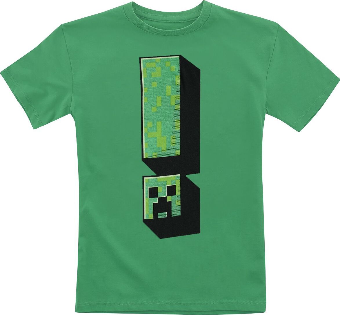 Minecraft Kids - Creeper Exclamation detské tricko zelená - Merchstore.cz Minecraft Kids - Creeper Exclamation detské tricko zelená - Merchstore.cz