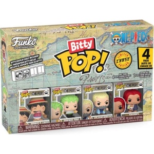 One Piece Balení 4 ks vinylových figurek Luffy (Bitty Pop!) Sberatelská postava standard - Merchstore.cz